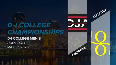 [FP] Georgia vs. Oregon (Men's Pool Play) - 2023 D-I College ...