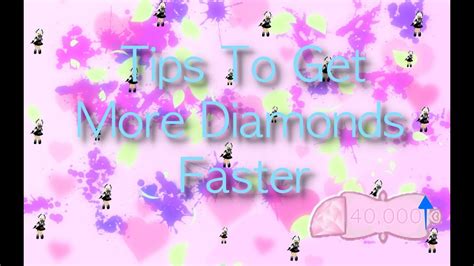 Tips To Get More Diamonds Faster Youtube