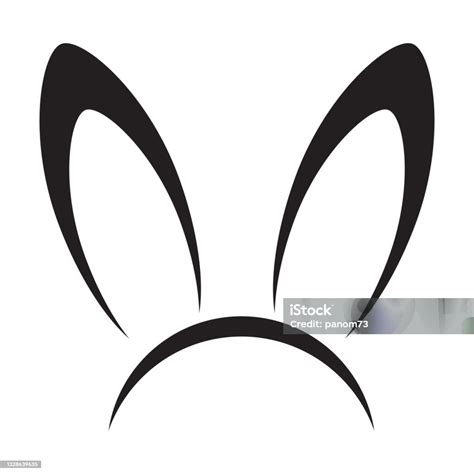 Bunny Ear Icon Vector For Graphic Design Logo Web Site Social Media