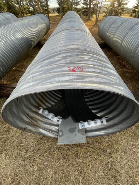 Dunkle Auction Services Ft Long X Ft Wide Galvanized Culvert