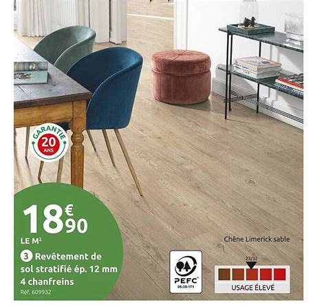 Promo Rev Tement De Sol Stratifi P Mm Chanfreins Chez Mr