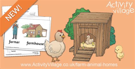 Farm Animal Homes - New Activities