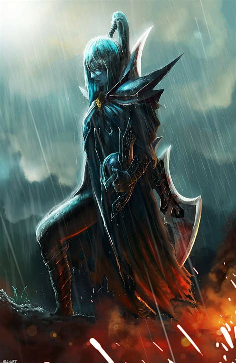 Hd Wallpaper Dota Phantom Assassin Water One Person Motion