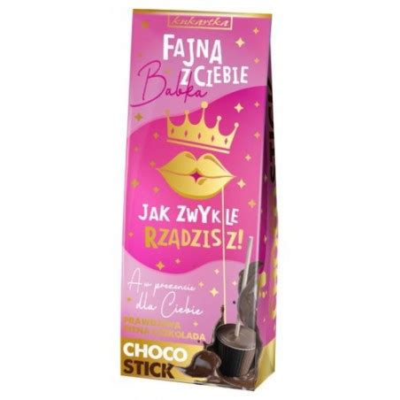 Chocostick Fajna Babka Czekolada Na Patyku Do Rozpuszczenia