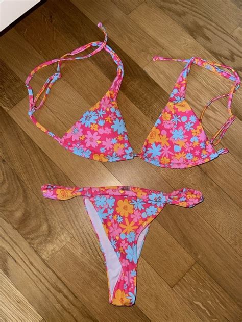 Bikini Set Blumenmuster Grösse S Sommer Neu gemäss Beschreibung in Luzern für CHF