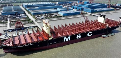 MSC Recibe Un Nuevo Portacontenedores De 24 346 TEUs MSC Michel Cappellini