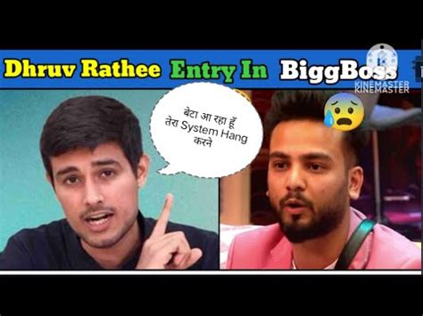 Dhruv Rathee Entry In Bigg Boss House Biggboss Ott Dhruv Rathee