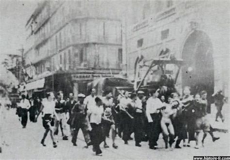 Femme promenée nue boulevard de Strasbourg à Toulon Var après la