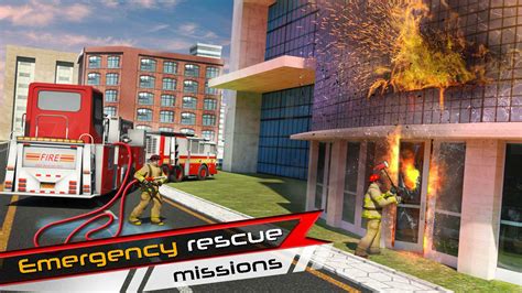 American Firefighter Rescue Truck Simulator- Fire Fighter Games:Amazon ...