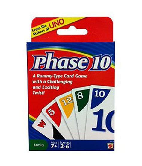 Mattel Phase Card Game Buy Mattel Phase Card Game Online At Low