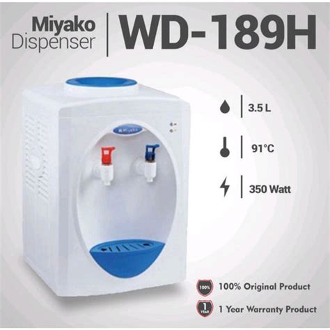 Jual MIYAKO DISPENSER MEJA HOT COLD PANAS DINGIN WD H Jakarta Barat Ayen Store Tokopedia