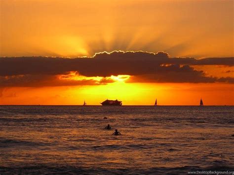 Waikiki Sunset Wallpapers - Top Free Waikiki Sunset Backgrounds ...