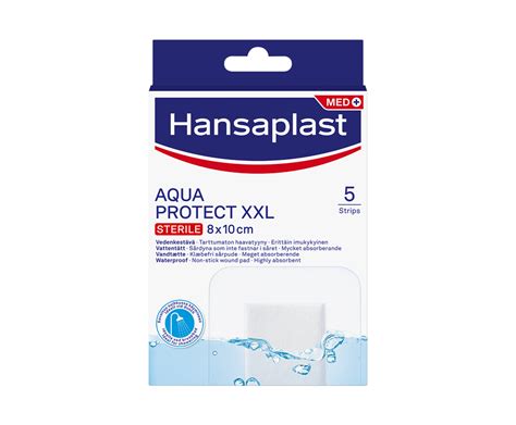 HANSAPLAST AQUA PROTECT XXL 8X10cm 5kpl Apteekkini Fi