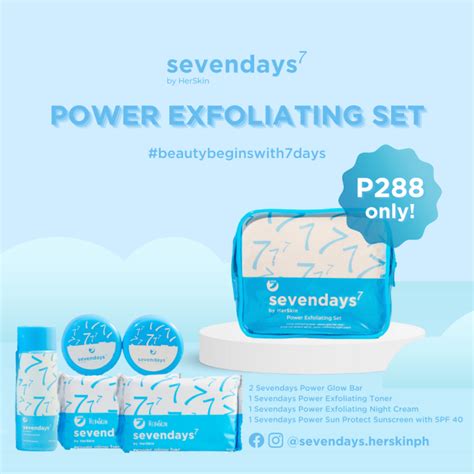 Sevendays By Herskin Power Exfoliating Set Sevendays By Her Skin