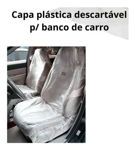 Capa Descart Vel Para Banco De Carro Unidades Frete Gr Tis