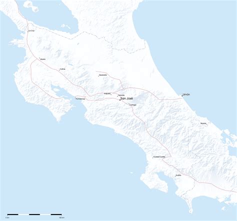 Free Maps Of Costa Rica Mapswire