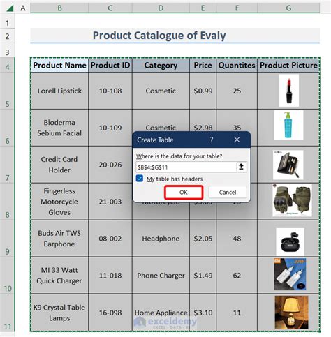 How To Create A Catalogue In Excel With Easy Steps ExcelDemy