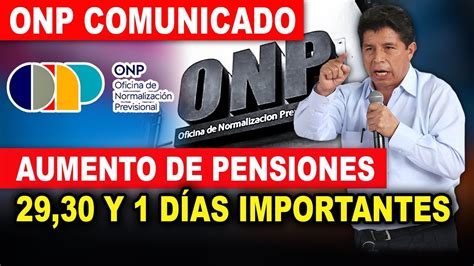 ONP LO ÚLTIMO IMPORTANTE D L 19990 ATENCIÓN AFILIADOS A LA ONP