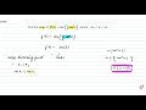 IIT JEE RELATIONS AND FUNCTIONS Find The Range Of F X Sec Pi 4cos 2x