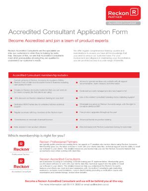 Fillable Online Accredited Consultant Accredited Consultant Application