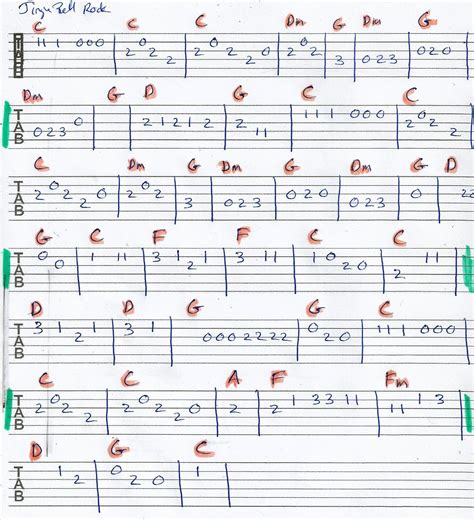 Jingle Bells Guitar Chords And Lyrics