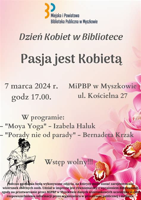 Dzie Kobiet W Bibiotece Miejska I Powiatowa Biblioteka Publiczna W