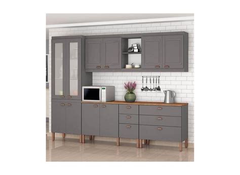 Cozinha Completa Modulada J Ssica Tuboarte Mdf Premium Balc