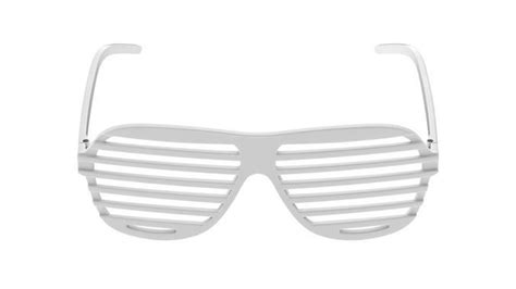 Shutter Glasses White 3D model | CGTrader