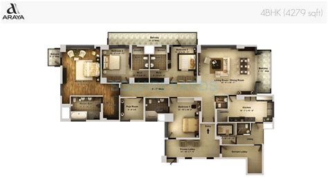 Pioneer Park Araya Gurgaon Floor Plan Viewfloor Co