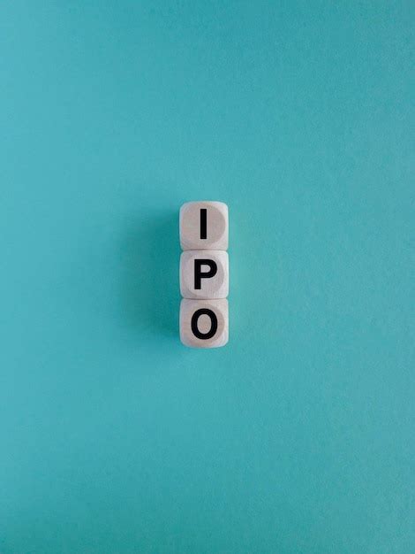 Premium Photo IPO Initial Public Offering Symbol Concept Word IPO On