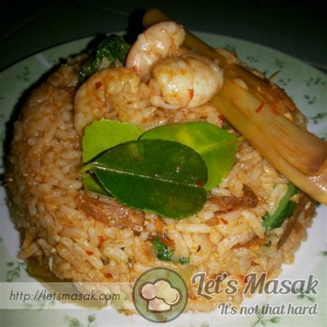 Nasi Goreng Tomyam Udang Recipe Letsmasak