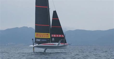 Cagliari Primi Test Per La Ac Di Luna Rossa