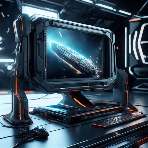 Futuristic Sci Fi Pc Monitor By Pickgameru On Deviantart