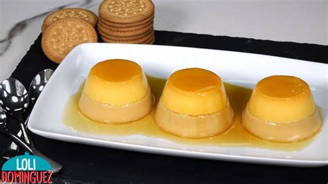 Flan De Vainilla Y Galletas Mar A F Cil Sin Horno Ni Gelatina En La