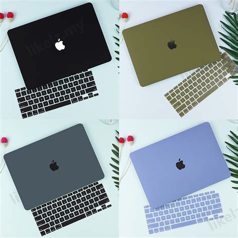 2023 Para Macbook Caso Air 15 M2 A2941 Cristal Claro Matte Teclado