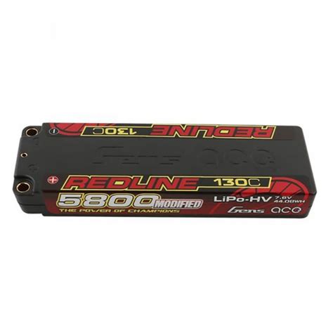 Batterie Redline LiPo 7 6V 5800 MAh GENS ACE GE4RL5800H2T5