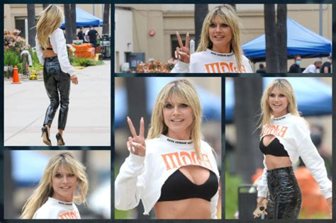 Heidi Klum Selbsterstellte Collage X Celebboard Net Bilder