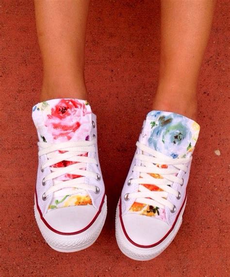 Floral Converse Chuck Taylor Shoes