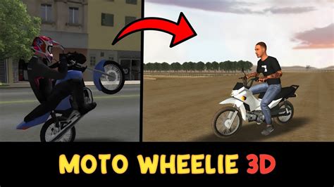 Jogando MOTO WHEELIE 3D Pela Primeira Vez YouTube