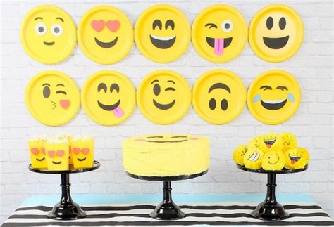 Ideas Para Celebrar Una Fiesta De Cumpleaños De Emojis