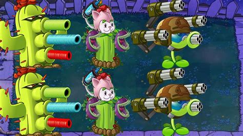 Plants Vs Zombies Hack Cactus Cattail Chomper Gatling Pea Vs All