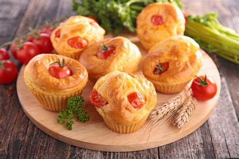 Muffins Aux Tomates Cerises Et Fromage Frais La Recette