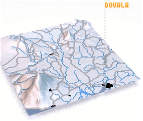 Douala (Cameroon) map - nona.net