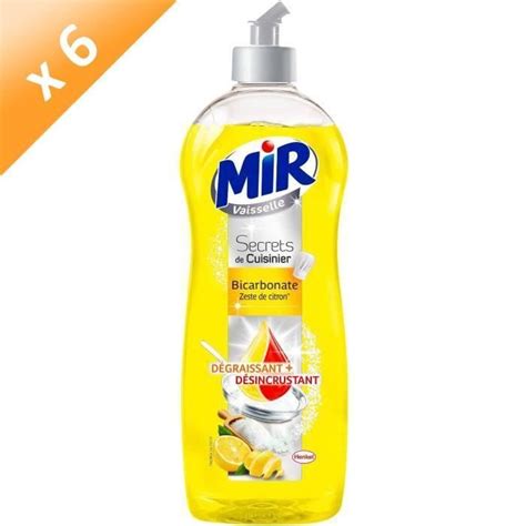 Mir Liquides Lave Vaisselle Et Main Citron Cl Lot De