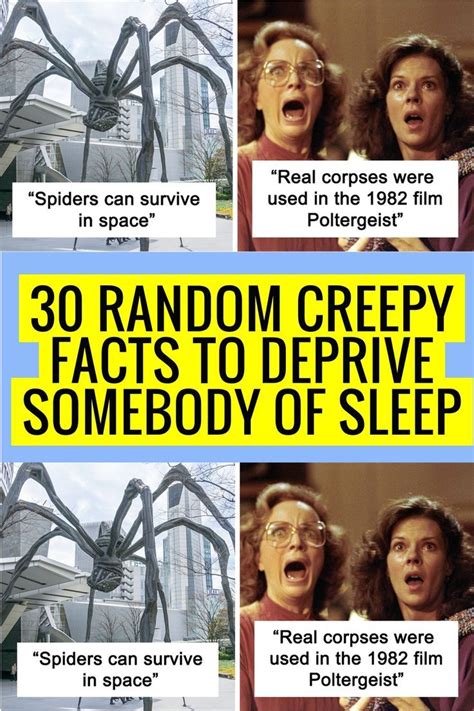 Random Creepy Facts And Pictures To Deprive Somebody Of Sleep As