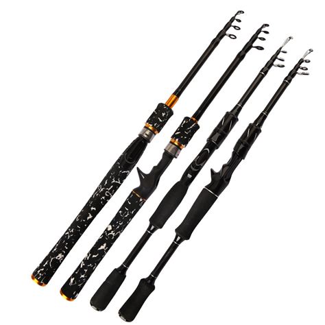 Jetshark M M M M Carbon Telescopic Lure Fishing Rod Hand