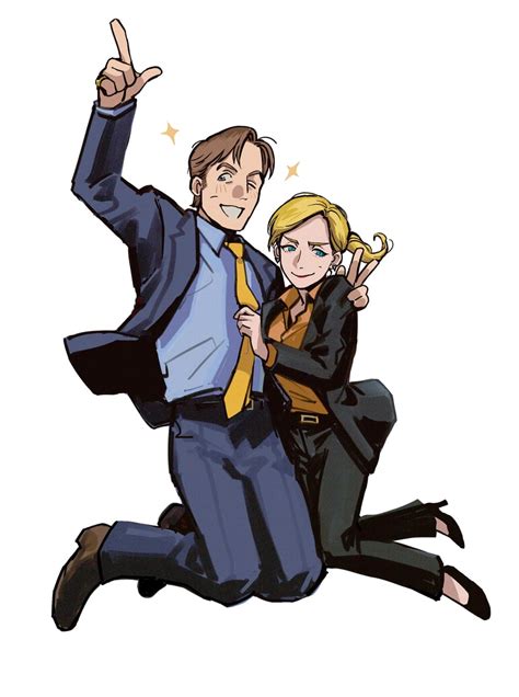 Saul Goodman And Kim Wexler Breaking Bad And 1 More Drawn By Ma2