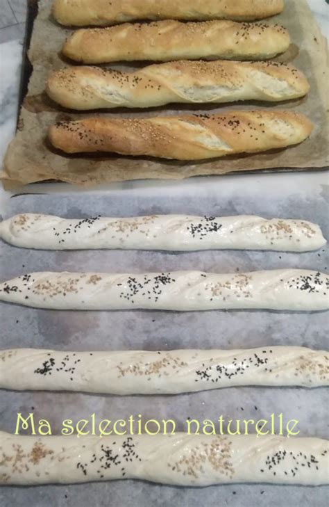 Baguettes Tunisiennes à La Main Moelleuses Et Croustillantes Ma