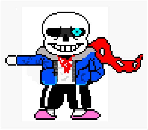 Genocide Sans Colored Sprite By Supercrafterpl Blue Eye Sans