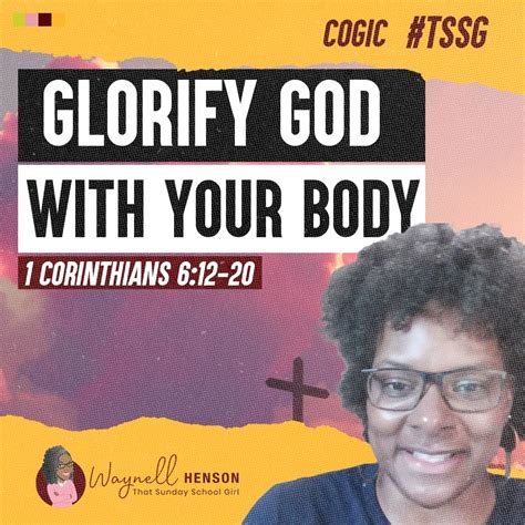 Tssgnotes 📚🙌🏽 ️ Glorify God With Your Body July 7 2024